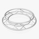 Circle Triangular Truss (Full diameter 150cm) - 3DOcean Item for Sale