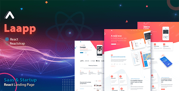 Laapp - React App Landing Page