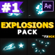 Cartoon Explosion Elements | After Effects - VideoHive Item for Sale
