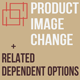 3 in 1: Product image change for related/dependent options with price auto-update - CodeCanyon Item for Sale