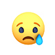 Animated Facebook Sad Reaction Button - 3DOcean Item for Sale