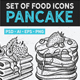 Pancakes Waffles Hand-Drawn Graphic - GraphicRiver Item for Sale