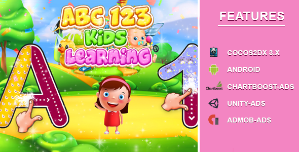 Abc 123 Tracing Learning Game[Android]