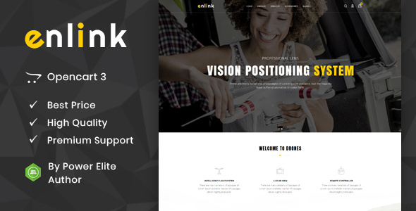 Enlink - Single Product OpenCart Theme