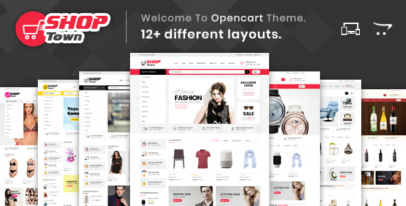 Shop Town - Multipurpose OpenCart 2 & 3 Theme