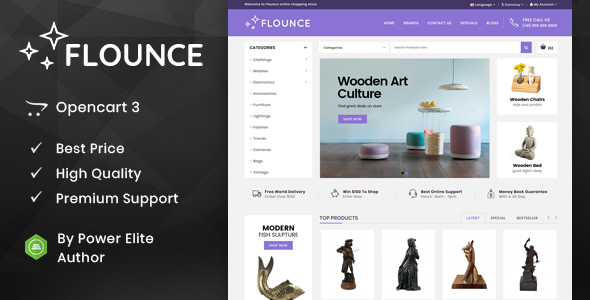Flounce - Multipurpose OpenCart Theme