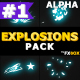 Cartoon Explosion Elements | Motion Graphics Pack - VideoHive Item for Sale