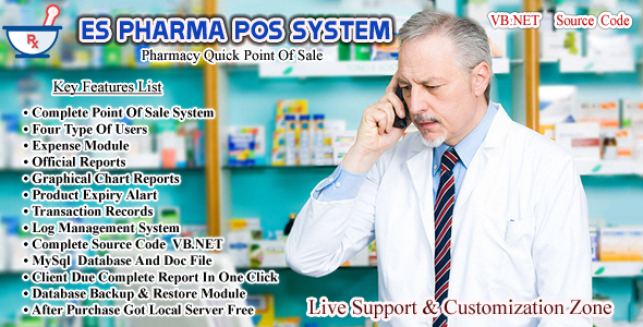 ES Pharma POS System