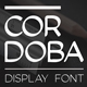 Cordoba Futuristic Font - GraphicRiver Item for Sale