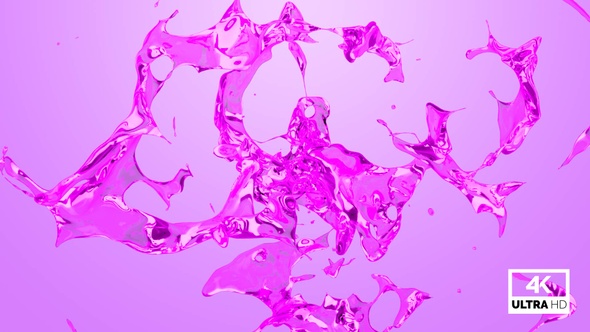 Swirl Pink Water Splash