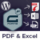 WordPress Gravity Forms PDF, Excel, CSV & Google Sheet - CodeCanyon Item for Sale