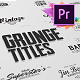 Just Type | Grunge Titles For Premiere Pro MOGRT - VideoHive Item for Sale
