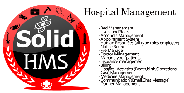 SOLID HMS (Hospital Management System) Open Source dot net core mvc | DO#