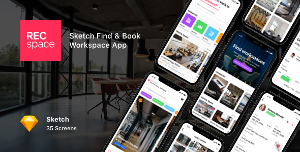 RECspace - Sketch Find & Book Workspace App