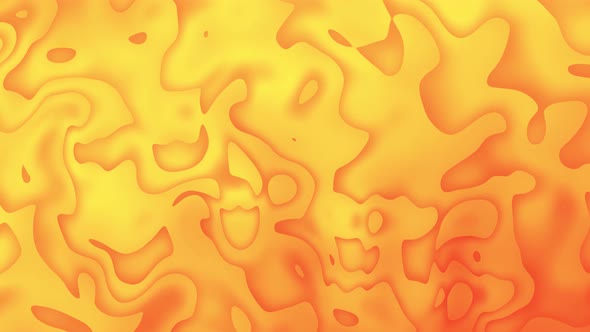 Orange  Pink Color Abstract Liquid Smooth Waves Background
