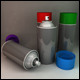 Spray Cans - 3DOcean Item for Sale