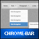 Chrome-Bar Mega Navigation System  - CodeCanyon Item for Sale
