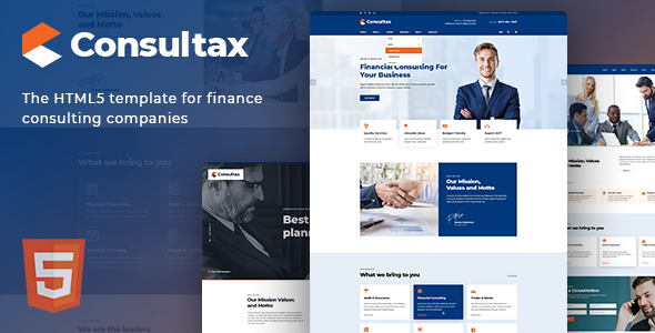 Consultax - Financial & Consulting HTML5 Template