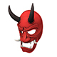 Japanese Demon Mask - 3DOcean Item for Sale