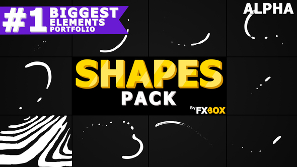 Shape Elements And Transitions | Motion Graphics Pack