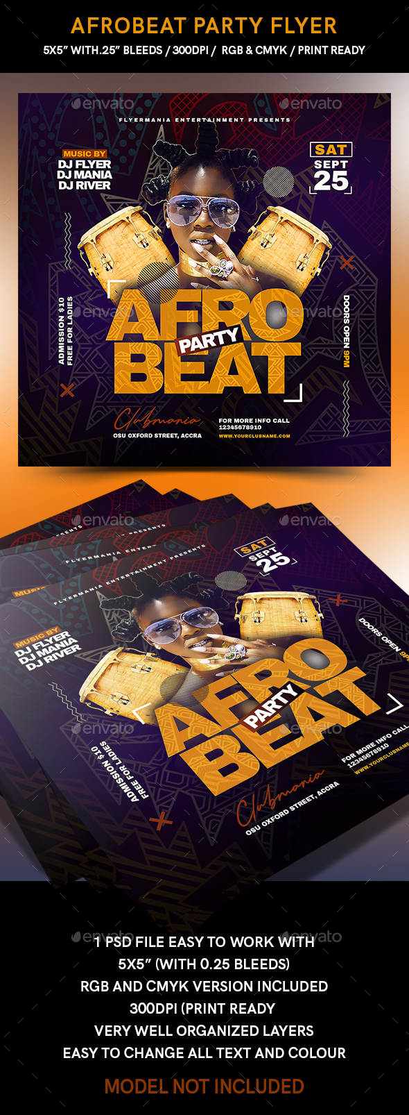 Afrobeat Graphics Designs Templates From Graphicriver