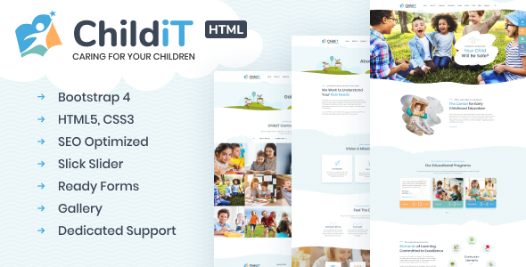 Childit – Kindergarten HTML Template