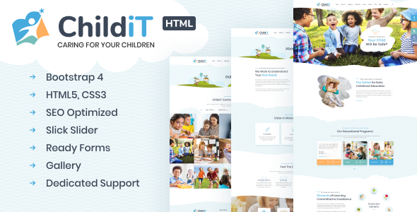 Childit - Kindergarten HTML Template