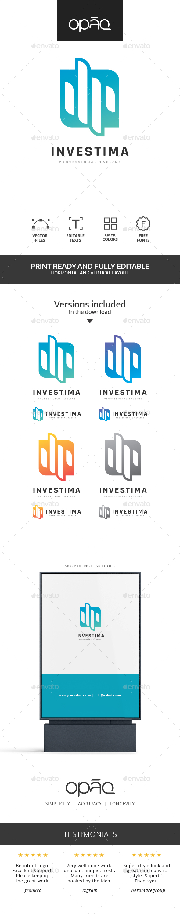 Investment Financial Logo