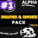 2D Shapes And Smoke | Motion Graphics Pack - VideoHive Item for Sale