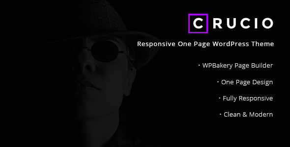Crucio - Responsive One Page WordPress Theme