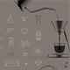 Coffee Logo Elements Flat - GraphicRiver Item for Sale