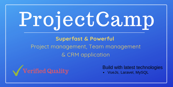 ProjectCamp - Powerful Project Management web application