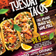 Tacos Mexico Restaurant Flyer - Set of 3 Templates - GraphicRiver Item for Sale