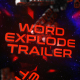 Word Explode Trailer - VideoHive Item for Sale