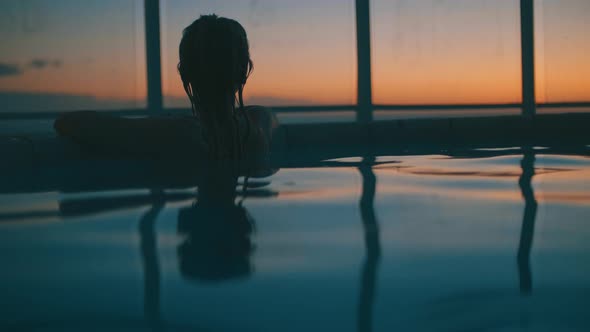 Girl In The Swimming Pool