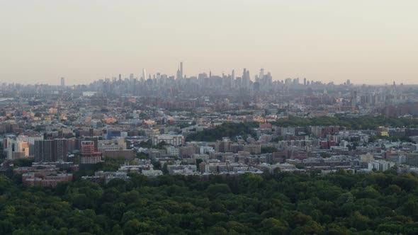 New York City Skyline as Seen From the Bronx