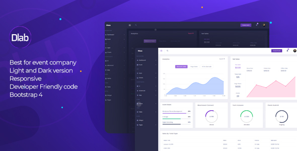 Dlab - Event Admin Dashboard