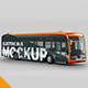 Electric Bus Mockup - GraphicRiver Item for Sale