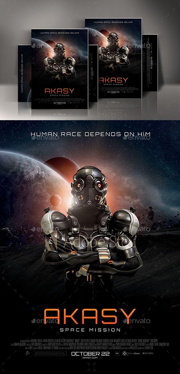 Sci Fi Movie Poster Template