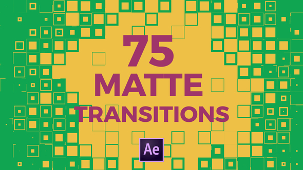 75 Matte Transitions for After Effects alt