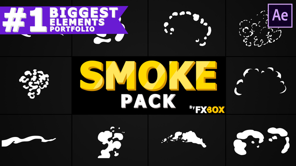 Cartoon SMOKE Elements | After Effects alt