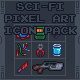 Sci-Fi Pixel Art Icon Pack - GraphicRiver Item for Sale
