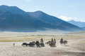 Tibetan nomads travelling with hourses and yaks. Ladakh highland - PhotoDune Item for Sale