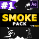 Cartoon SMOKE Elements And Transitions | Motion Graphics Pack - VideoHive Item for Sale
