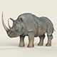Low poly Realistic Rhino - 3DOcean Item for Sale