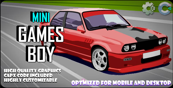 Mini Game Boy (C2,C3,HTML5) Game.