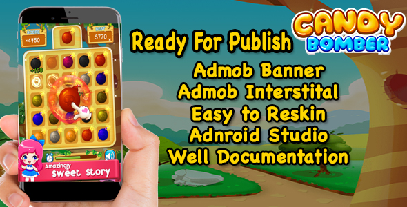 Candy Bomber - Best Kids Game - Match Puzzle - Ready For Publish