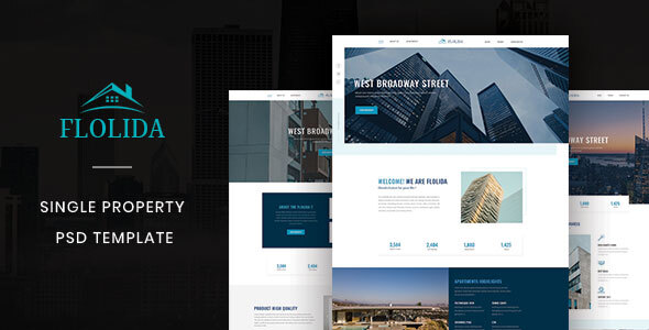 Folida – Single Property PSD Template