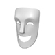 Theater Happy Mask - 3DOcean Item for Sale