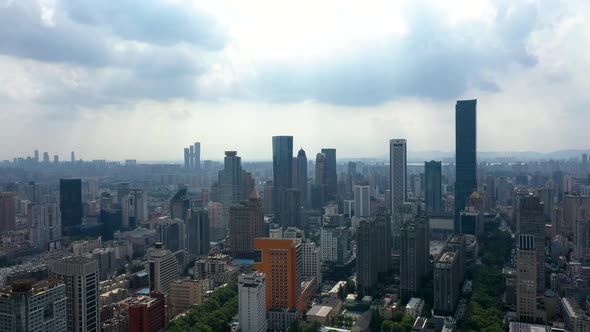 Nanjing City, Jiangsu Province, urban construction landscape